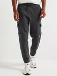 Tommy Jeans Regular Fit Flag Cargo Cuff Joggers - Dark Grey, Dark Grey, Size 2Xl, Men