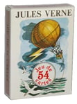 Jeu 54 Cartes Jules Verne - Dos Rose