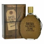 DIESEL FUEL FOR LIFE MEN 75ML EAU DE TOILETTE SPRAY NEW & SEALED