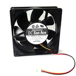 N / A Cooler Fan for Sanyo Denki 120mm x 38mm Fan 3 Pin w/Thermal Temperature Control 109R1212TH142 DC 12V 0.48A