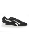 Reebok Mens Classics Glide Ripple Clip Trainers in Black - Size UK 4