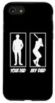 Coque pour iPhone SE (2020) / 7 / 8 Your Dad My Dad Baseball Joueur de baseball Baseball D