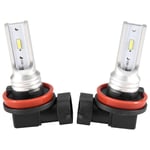 H8 H11 H16 led Ampoule de Brouillard, Lampe Brouillard Haute Puissance Csp-Y11, Blanc Froid 6500K (2 Paquets )