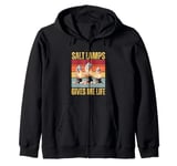 Salt Lamps Gives Me Life Yoga Relaxing Himalayan Salt Lamp Zip Hoodie