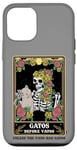 Coque pour iPhone 13 Pro Chat Squelette Carte de Tarot Gatos Before Vatos Funny Cat