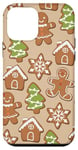 iPhone 12 mini Christmas Gingerbread Men - Gingerbread House Pattern Case