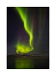 Wee Blue Coo Aurora Borealis Nothern Lights Green Photo Picture Wall Art Print