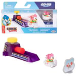 Sonic Classic Go Go Racers Launcher m/ figur - Amy