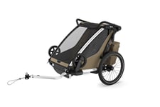 Thule Chariot Cross 2 Gen3 Sykkelvogn Faded Khaki