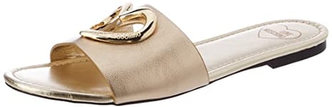 Love Moschino Femme JA28431G0GIU0 Mule, Platino, 40 EU