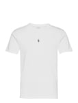 Custom Slim Fit Jersey Crewneck T-Shirt Tops T-shirts Short-sleeved White Polo Ralph Lauren