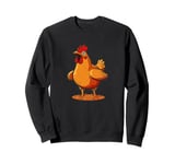 Chicken and Rooster Breast Costume Sweatshirt