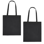 2-Pack Tygkasse - Fairtrade svart Z black