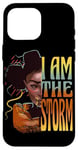 iPhone 16 Pro Max Black History Month African American Woman I Am the Storm Case