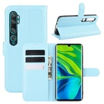 Xiaomi Mi Note 10 / Note 10 Pro      Pu Wallet Case    [Lightblue]