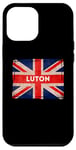 Coque pour iPhone 12 Pro Max Drapeau Luton Bedfordshire Born And Bred