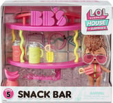 Nuket + huonekalusetti L.O.L. Surprise! OMG House of Surprises Series 5 Snack Bar