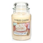 Yankee Candle Large Jar Candle, Vanilla Cupcake