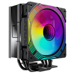 GameMax Ice Force Black CPU Cooler Heatsink And 120mm RGB LED Fan For Intel/AMD