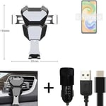 Car holder air vent mount for Samsung Galaxy A04s cell phone mount