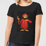 ET Phone Home Stylised Women's T-Shirt - Black - 3XL