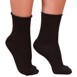 Trofe Bamboo Loose Socks Strumpor Svart Strl 39/42 Dam