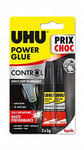 UHU Power glue liquide control+ - colle instantanée ultra rapide et forte tec...