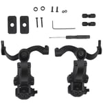 Tactical Headset Holder Helmet-Mounted Accessory Rail Adaptor Kit5174