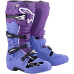 Alpinestars Crosstövlar Tech7 Lila/Vit ALPINESTARS