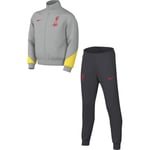 FC Liverpool Strike Third Dri-Fit Survêtement de football en tricot pour jeunes enfants, gris fumé/jaune chromé/rouge global, FQ2698-078, XS