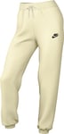 NIKE DQ5191-113 W NSW Club FLC Mr Pant STD Pants Femme Coconut Milk/Black Taille XS