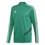 Adidas Men's TIRO19 TR TOP Sweatshirt, Bold Green/White, LT