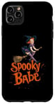 Coque pour iPhone 11 Pro Max Spooky Babe Costume de sorcière d'Halloween