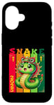 Coque pour iPhone 16 Nouvel An chinois du serpent vert 2025 Zodiaque Lunaire