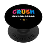 Mignon deuxième année nouvelle école débutant étudiant élève enseignant PopSockets PopGrip Adhésif