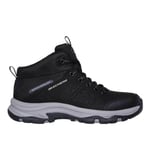 Skechers Femme Trego Trail Kismet, Garniture charbon de bois en maille synthétique noire, 39 EU