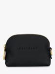 Longchamp Le Foulonné Leather Coin Purse