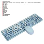 2.4Ghz Wireless 104 Key Keyboard And Mouse Set Office Desktop Cute Keyboard For