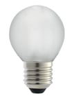 Clas Ohlson Klotlampa dimbar LED E27 1 W, varmvit