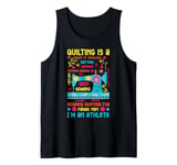 Quilting Knitting Crochet Sewing Machine Fabric Crafting Tank Top