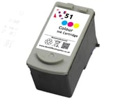 Refilled CL 51 Colour Ink fits Canon Pixma JX200 Printer series