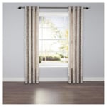 GREY LINDEN LINED EYELET CURTAINS 64 X 54 CM LOUNGE BEDROOM DINING DECOR DRAPES