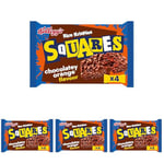 Kellogg's Rice Krispies Limited Edition Squares Chocolatey Orange Flavour Cereal Bars 4x36g 144g (Pack of 4)