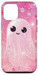 Coque pour iPhone 14 Rose Floral Fantôme Fantôme Esthétique Rose