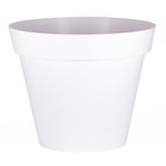 EDA Plastiques - Pot rond Toscane XXL 100x79.5cm 356L Blanc