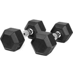 2 x 17,5 kg Hexhantlar (par), FitNord