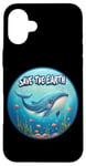 Coque pour iPhone 16 Plus Cute Save our Planet, Jour de la Terre, Journée de la Terre Cool Whale