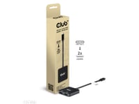 Club 3D - Video Adapter - 24 Pin Usb-C Hann Til Hdmi Hunn - 15 Cm - 4K 60Hz Støtte, Usb Power Delivery (100 W)