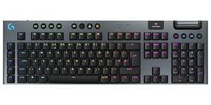 Logitech G G915 X Lightspeed Clavier de Jeu à Profil Bas, linéaire - DEU QWERTZ Layout - Noir