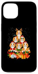 iPhone 13 Cavalier King Charles Spaniel Merry Christmas Tree Lights Case